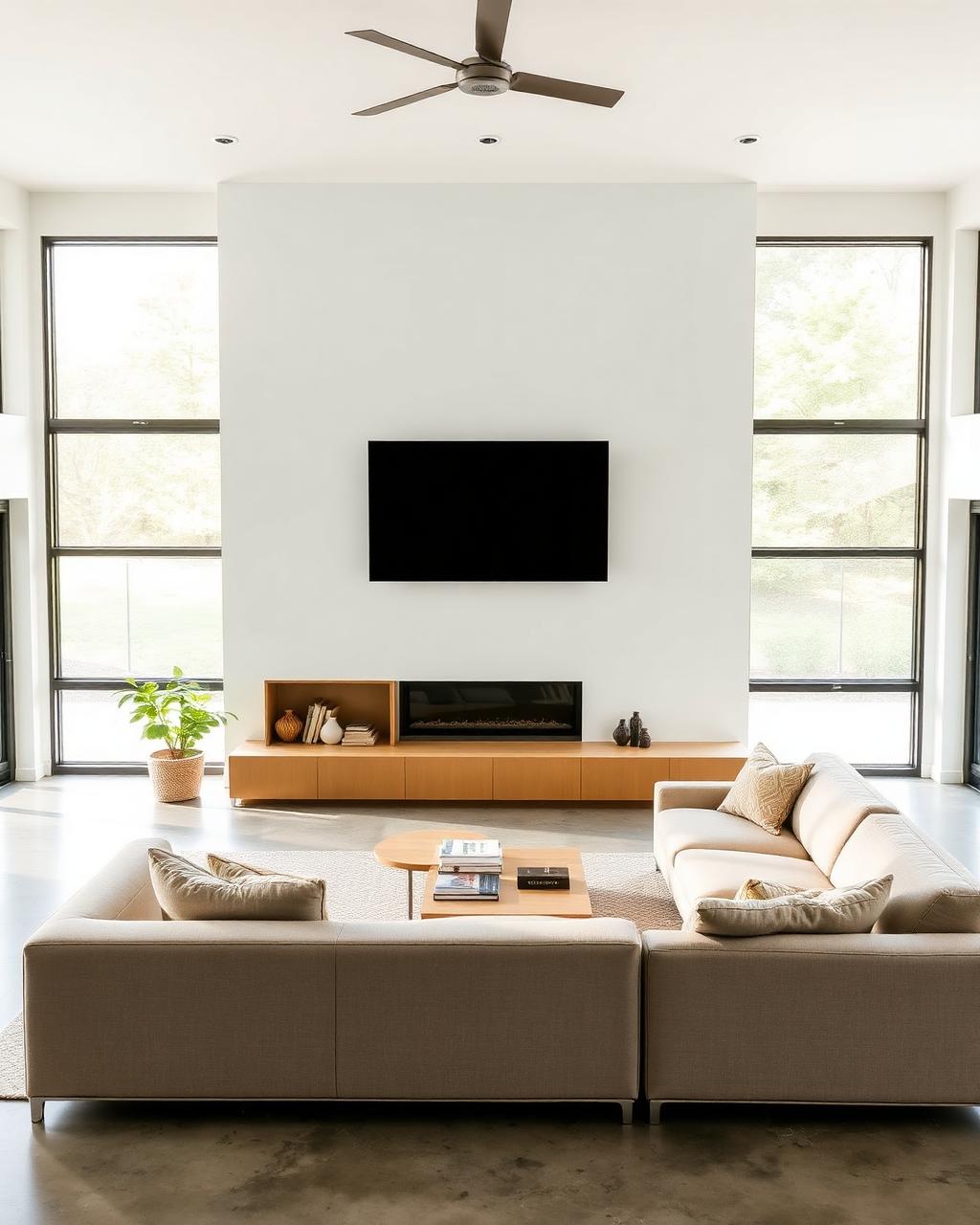 How finished a room can feel after a clean install.